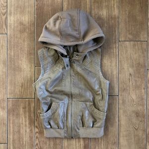 Faux Leather Vest